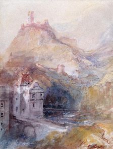 Cochem on the Mosel, 1839. Creator: JMW Turner