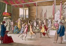 Cochin Chinese drama, from Costume dei... c1820s-30s. Creator: Angelo Monticelli (1778-1837)