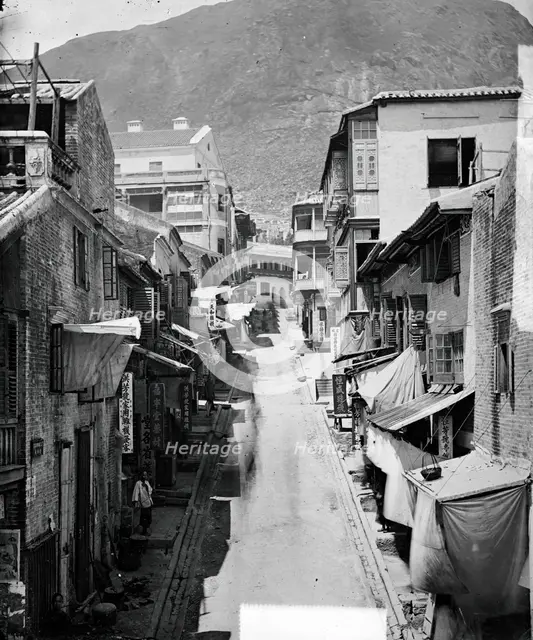 Cochrane Street, Hong Kong, 1868/1871. Creator: John Thomson.