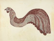 Cock Weather Vane, 1935/1942. Creator: Joseph Rothenberg
