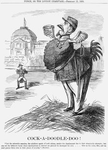 Cock-A-Doodle-Doo! 1858. Creator: Unknown