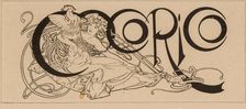 Cocorico magazine title , 1898. Creator: Mucha, Alfons Marie (1860-1939)