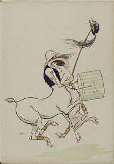 Coco and Boy Capel. From the album Tangoville-sur-mer, 1913. Creator: Sem, (Georges Goursat) (1863-1934)