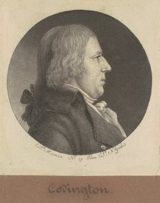 Coddington, 1797. Creator: Charles Balthazar Julien Févret de Saint-Mémin