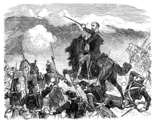 Codrington's brigade at the Battle of the Alma, Crimean War, 1850s, (1888)
