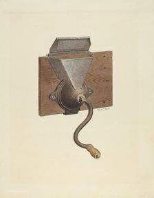 Coffee Mill, 1935/1942. Creator: Frank C. Barks