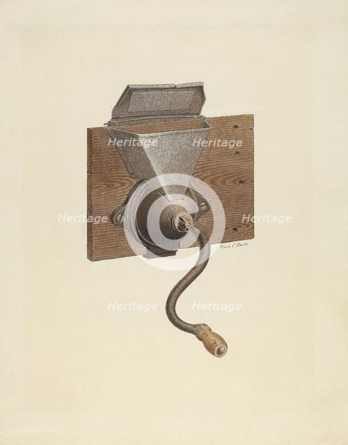 Coffee Mill, 1935/1942. Creator: Frank C. Barks.