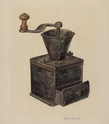 Coffee Mill, 1939. Creator: Clarence Secor