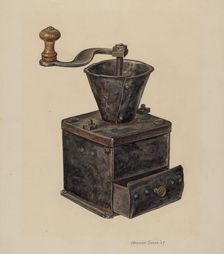 Coffee Mill, 1939. Creator: Clarence Secor