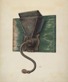 Coffee Mill, c. 1948. Creator: Ray Price