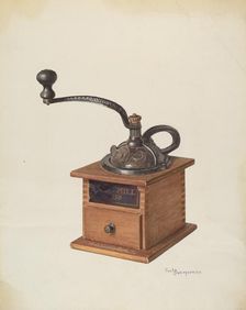 Coffee Mill, c. 1940. Creator: Carl Buergerniss
