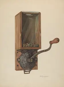 Coffee Mill, c. 1940. Creator: Carl Buergerniss