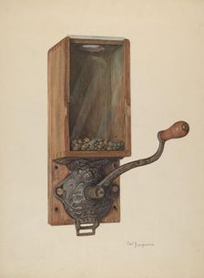 Coffee Mill, c. 1940. Creator: Carl Buergerniss
