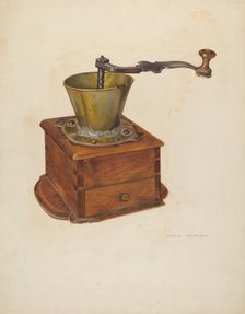 Coffee Mill, c. 1941. Creator: Archie Thompson