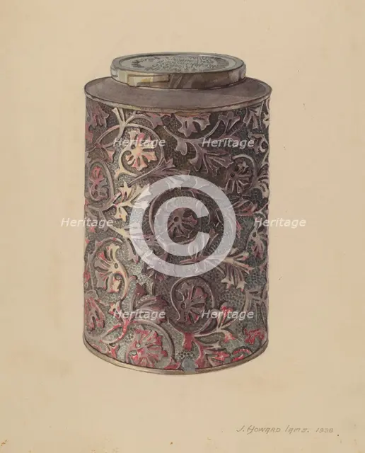 Coffee Can, 1938. Creator: J. Howard Iams.