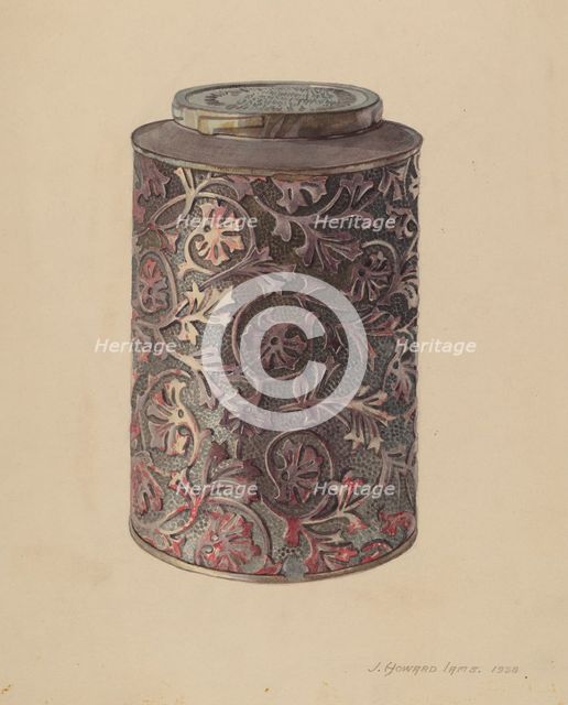 Coffee Can, 1938. Creator: J. Howard Iams.