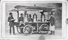 Coffee cart to encourage temperance, 1876