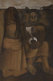 Coffee Drinkers, 1927. Creator: Constant Permeke