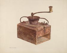 Coffee Grinder, c. 1940. Creator: Orrie McCombs