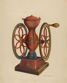Coffee Grinder, c. 1940. Creator: Richard Taylor
