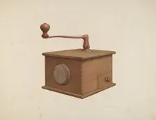Coffee Grinder, c. 1940. Creator: William H Edwards