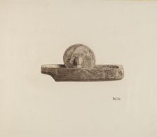 Coffee Grinder, c. 1941. Creator: Pearl Davis