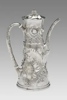 Coffee Pot, 1881/89. Creator: Tiffany & Co