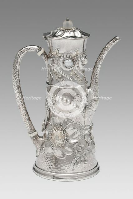 Coffee Pot, 1881/89. Creator: Tiffany & Co.