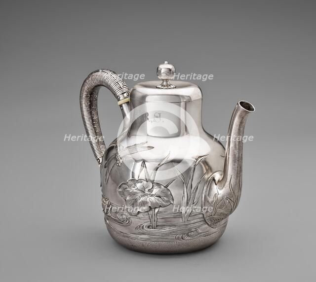 Coffee pot, 1881. Creators: Dominick and Haff, Giles Brothers and Company.