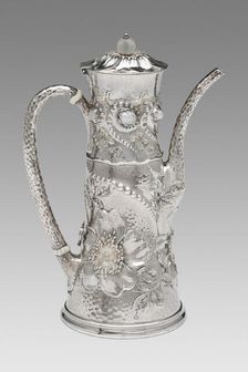 Coffee Pot, 1881/89. Creator: Tiffany & Co