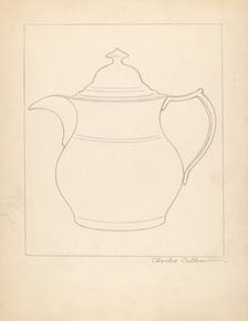 Coffee Pot, 1935/1942. Creator: Charles Cullen