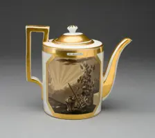 Coffee Pot, Vienna, Early 19th century. Creator: Vienna State Porcelain Manufactory