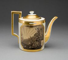 Coffee Pot, Vienna, Early 19th century. Creator: Vienna State Porcelain Manufactory