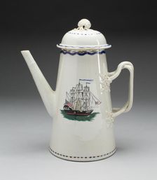 Coffee Pot with Lid, 1790/1800. Creator: Unknown
