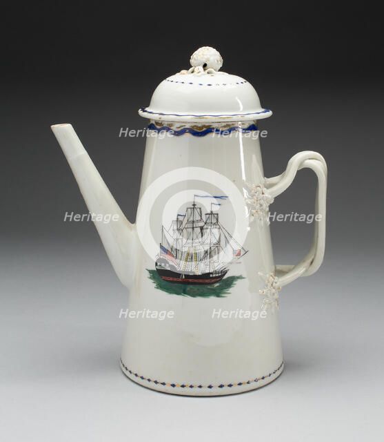 Coffee Pot with Lid, 1790/1800. Creator: Unknown.