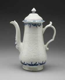 Coffee Pot, Worcester, c. 1755. Creator: Royal Worcester
