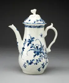Coffee Pot, Worcester, c. 1760. Creator: Royal Worcester