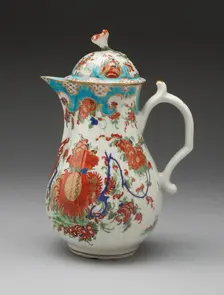 Coffee Pot, Worcester, c. 1775. Creator: Royal Worcester