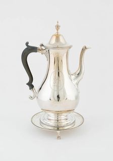 Coffee Pot and Stand, London, 1786. Creator: Hester Bateman