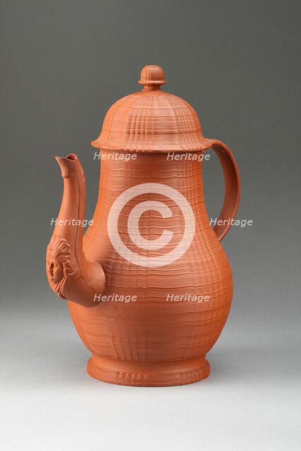 Coffee Pot, Burslem, c. 1770. Creator: Wedgwood.