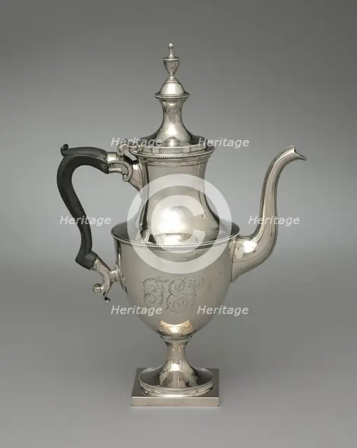 Coffee Pot, c. 1800. Creator: Unknown.