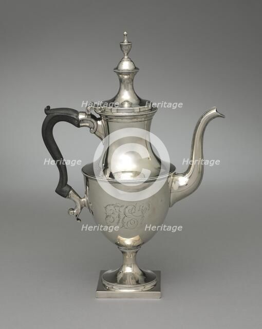 Coffee Pot, c. 1800. Creator: Unknown.