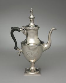 Coffee Pot, c. 1800. Creator: Unknown