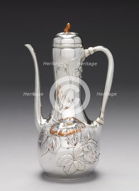 Coffee Pot, c. 1879. Creator: Tiffany & Co. (American, New York, est. 1837).