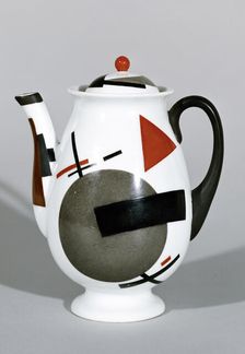 Coffee pot, c. 1925. Creator: Nikolay Suetin