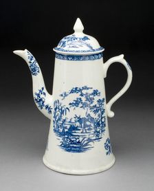 Coffee Pot, Derby, 1765/70. Creator: Derby Porcelain Manufactory England