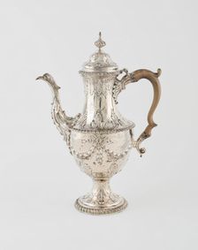 Coffee Pot, London, 1771/72. Creator: Francis Crump
