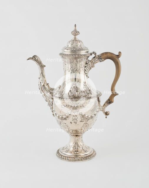 Coffee Pot, London, 1771/72. Creator: Francis Crump.