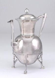 Coffee pot or teapot, 1870/73. Creator: Webster Manufacturing Company