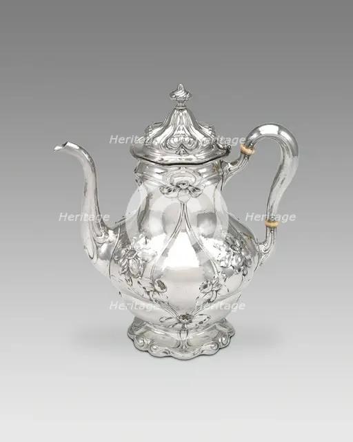 Coffee Pot (part of a set), 1900. Creator: Gorham Manufacturing Company.